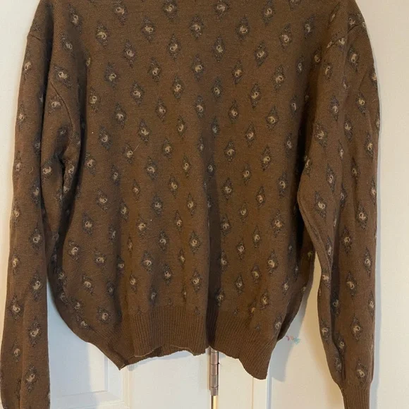 Vintage Brown Wool Sweater - Picture 2 of 4